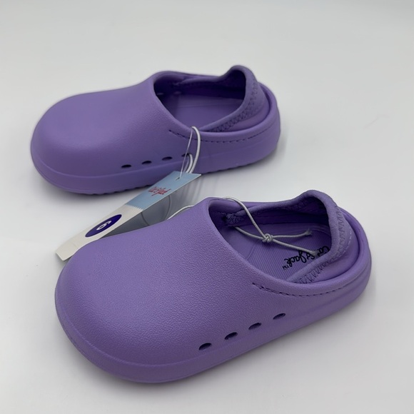 NWT Cat & Jack Toddler Girls Purple Rowan Pull-On Slip On Water Shoes Size 6 - Picture 3 of 10